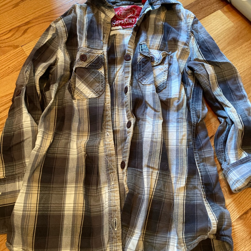 Superdry plaid / flannel fitted Shirt